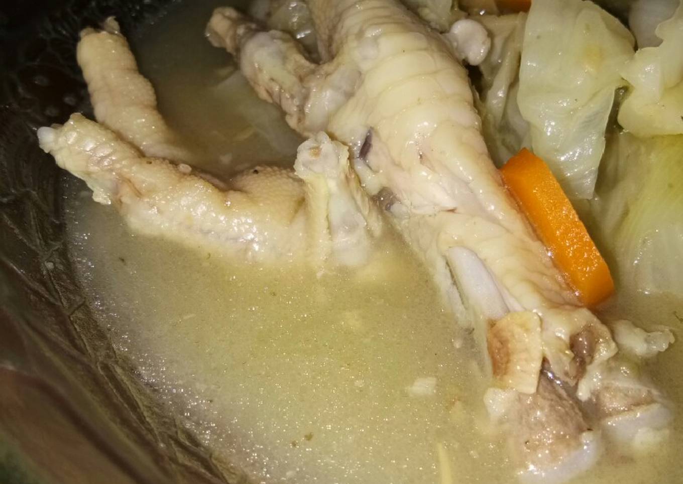 Sup ceker ayam enak