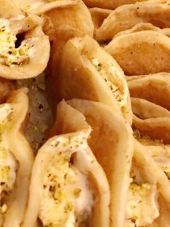 صورة لوصفة قطايف بالقشطة