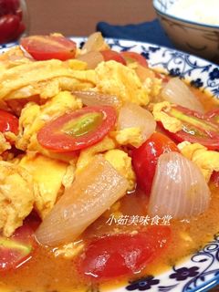 洋蔥番茄炒蛋(輕鬆快速上菜) 的食譜成品照片