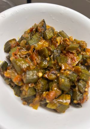 A picture of Bhindi masala.