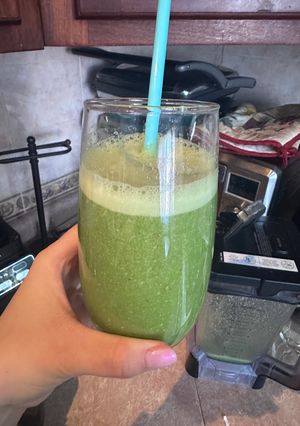 Una foto de Jugo de Espinacas Cremoso