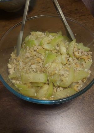 節瓜蝦米肉碎炆粉絲 的食譜成品照片