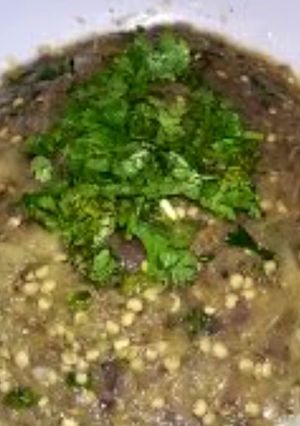 صورة لوصفة بابا غنوج على الطريقة البرماويه ❣️