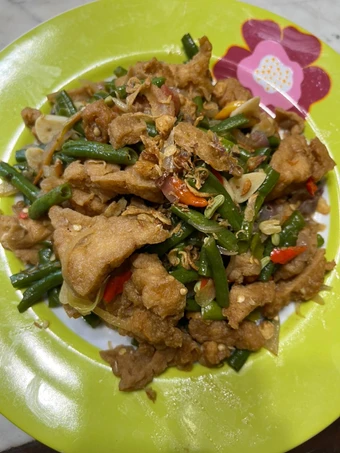 Cara Gampang Membikin Resep Oseng tahu pong kacang panjang yang Enak Banget Anti Ribet, Uenak Banget