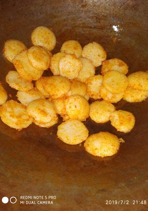 A picture of Mini idli fry.