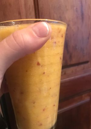 Una foto de Licuando de frutas al agua light y sin tacc
