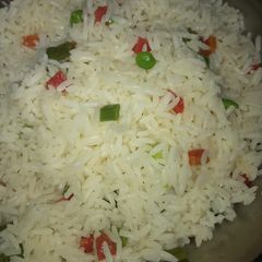 A picture of Mix vegetable fried rice.