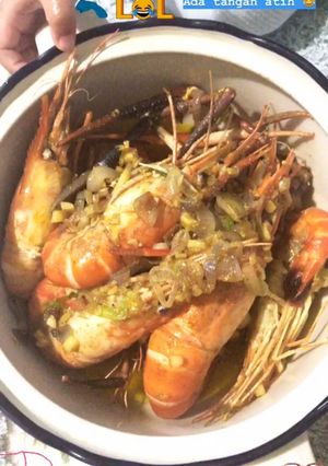 Foto resep Udang Galah goreng mentega🦐🦞