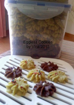 Foto resep Cookies Coklat dan Greentea tanpa Telur