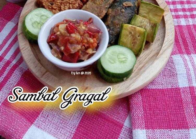 step by step  Sambal Gragal Jadi, mengenyangkan