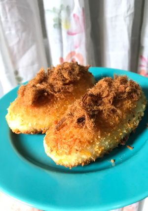 Foto resep Roti goreng Bonju (abon keju)