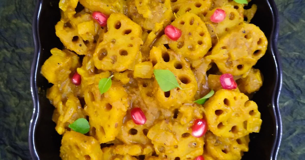 Kamal Kakdi Ki Sabzi Recipe By Vertika Tyagi Cookpad kamal-kakdi-ki-sabzi-recipe-by-vertika-tyagi-cookpad