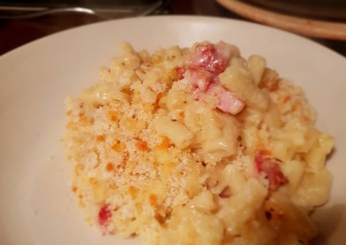 Steps to Prepare Quick Mac and cheese with bacon