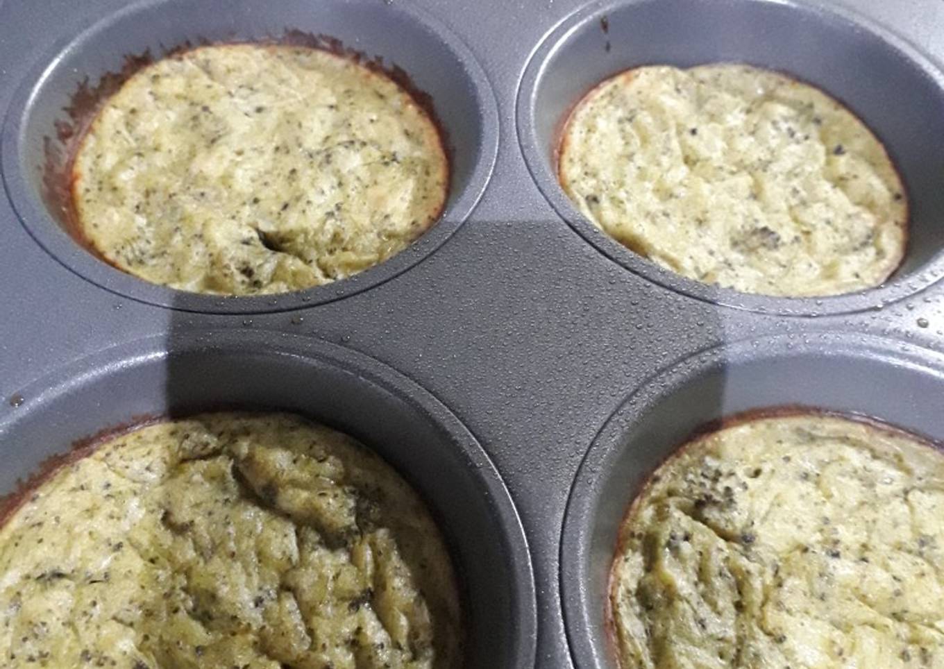 Muffin de brócoli y batata