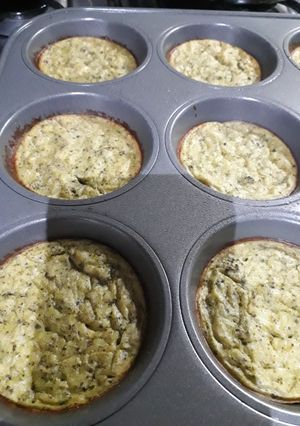 Una foto de Muffin de brócoli y batata