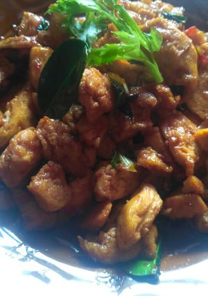 Foto resep Tahu putih ayam kecap