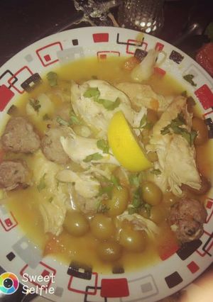صورة لوصفة طاجين الزيتون 😋😋