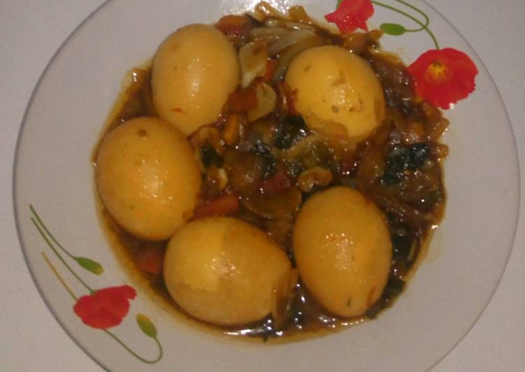 Resep Telur Kecap Sauce Tiram # Anti Gagal