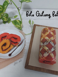 Foto resep Bolu Gulung Batik versi oven