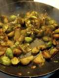 Fried Balsamic Brussel Sprouts