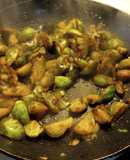 Fried Balsamic Brussel Sprouts