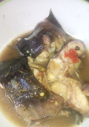A picture of Catfish pepper soup.