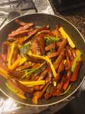 Sausage fajita style