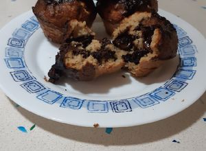 Una foto de Muffins avena relleno choco fit