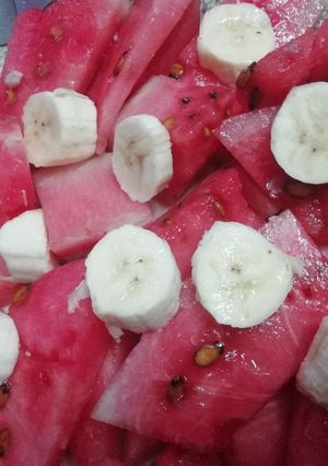 A picture of Watermelon Salad.