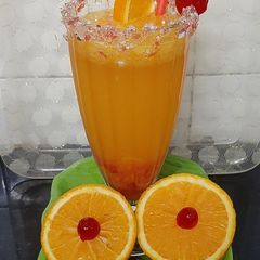 A picture of Malta_Cherry Chia_Mocktail.