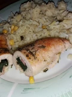 Baconös-spenótos csirkemell recept fotója