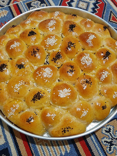 عکسی از دستور نان لانه زنبوری 🐝🌼