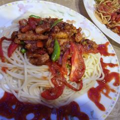 A picture of Spaghetti.