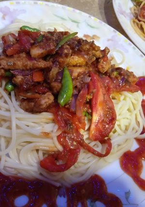 A picture of Spaghetti.