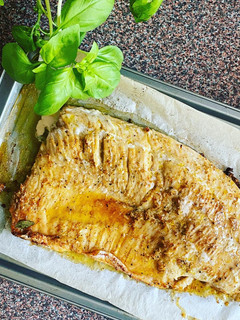 Egészben sült ponty filé recept fotója
