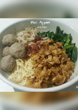 Foto resep Mie Ayam praktis