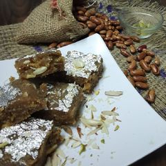 A picture of Rajma Mawa Barfi.