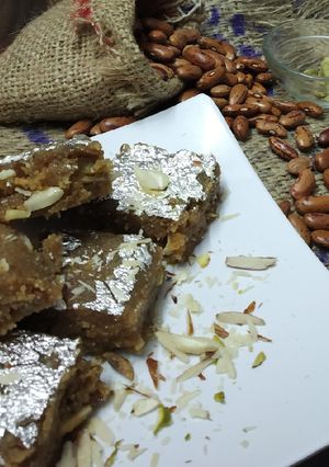 A picture of Rajma Mawa Barfi.