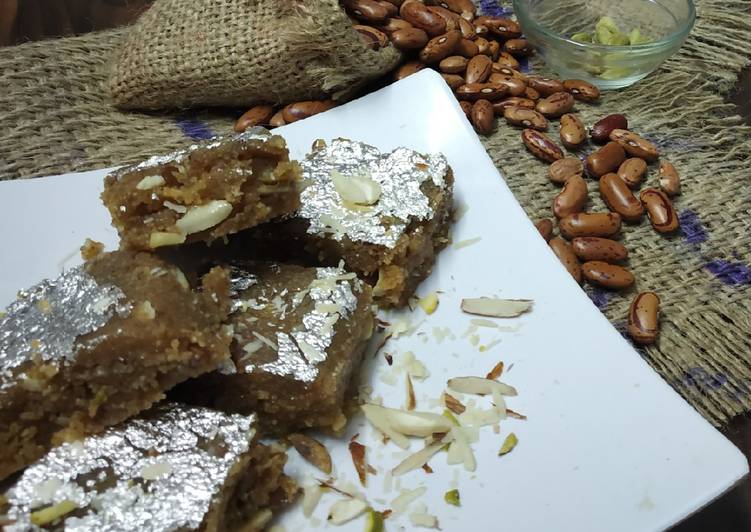 How to Make Favorite Rajma Mawa Barfi