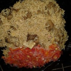 A picture of Pilau ya Nazi (Coconut Pilau).