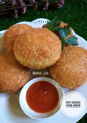 Foto resep Roti Goreng Ayam Jamur