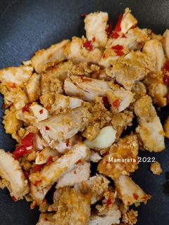 Foto resep Ayam Geprek Oatmeal (Diet)