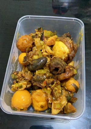 Foto resep Uritan bumbu kuning