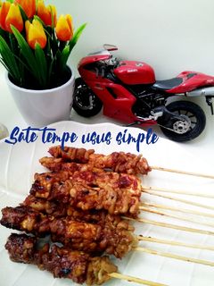 Foto resep Sate Tempe Usus simple