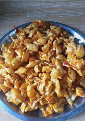 Foto resep Kerupuk Bumbu Balado
