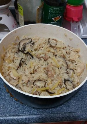 Foto resep Nasi Liwet ayam,jamur.