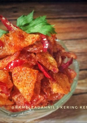 Foto resep Kering kentang pedas
