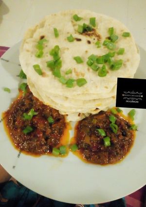 A picture of Spicy chappati.