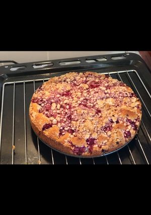 Una foto de Kuchen de frambuesa