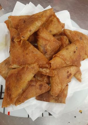 عکسی از دستور سامبوسه خونگی